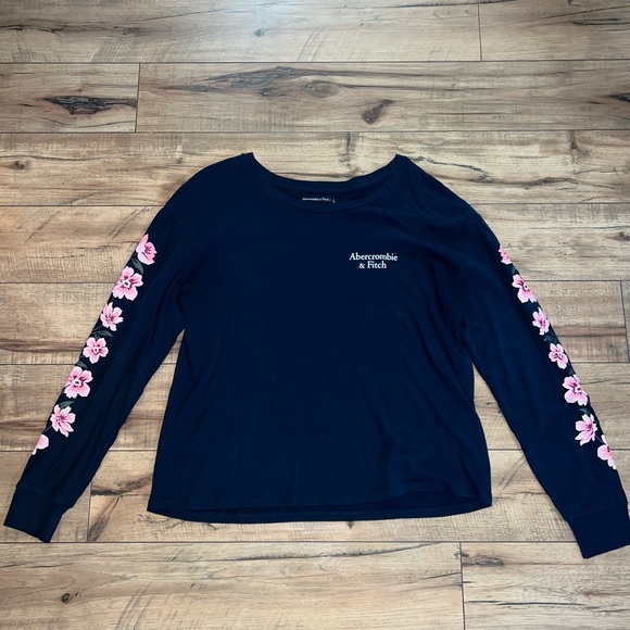 dark blue long sleeve tee - Picture 1 of 5